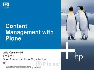 Content Management with Plone