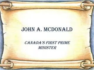 John A. McDonald