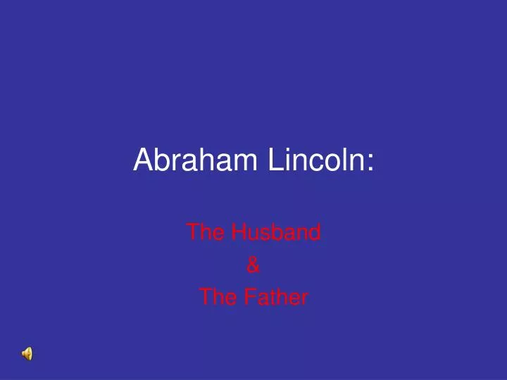 abraham lincoln