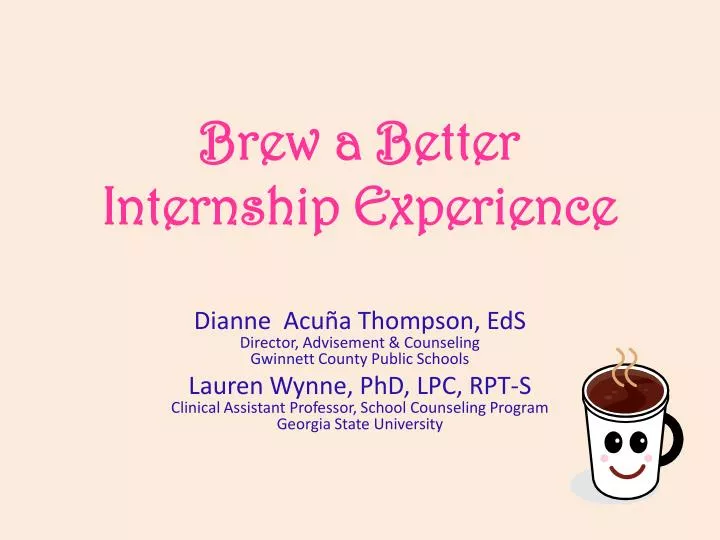 brew a better internship experience
