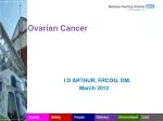 Ovarian Cancer - slide 1