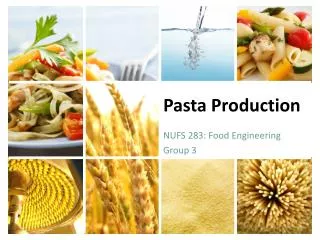 Pasta Production