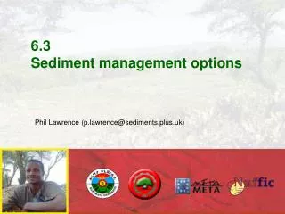 6.3	 Sediment management options