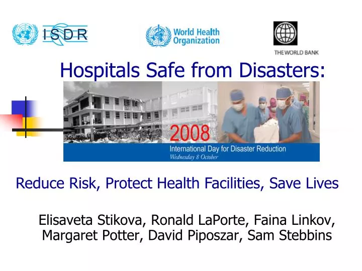 hospitals safe from disasters