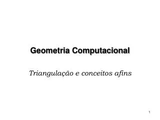 geometria computacional