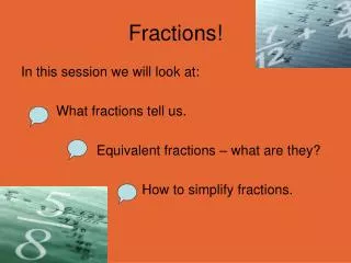 Fractions!