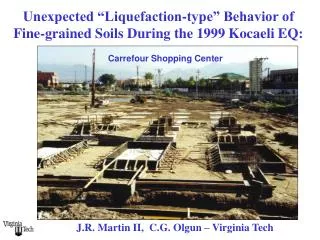 Unexpected “Liquefaction-type” Behavior of Fine-grained Soils During the 1999 Kocaeli EQ: