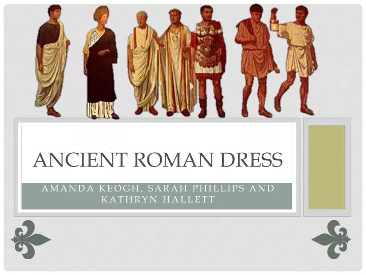 The Stola and Other 'Female' Garments – UnRoman Romans