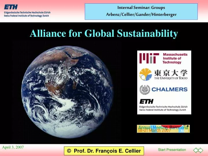 alliance for global sustainability
