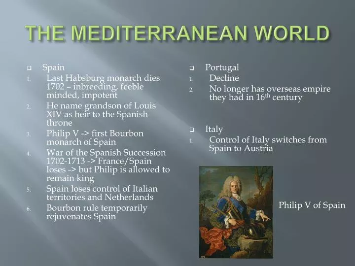 the mediterranean world