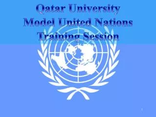 Qatar University Model United Nations Training Session