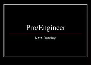 Pro/Engineer