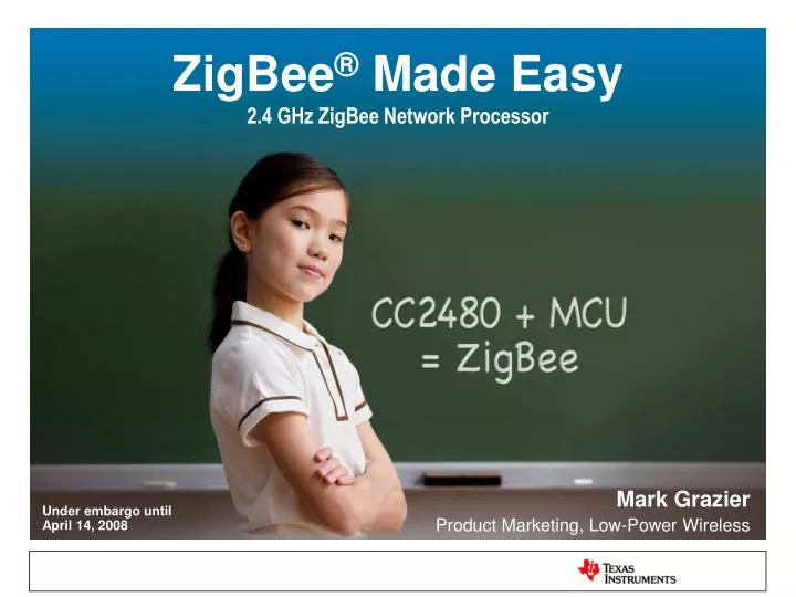zigbee made easy 2 4 ghz zigbee network processor