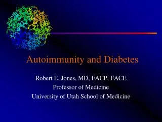 Autoimmunity and Diabetes