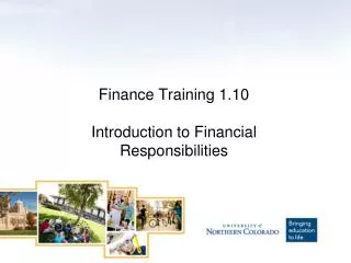 Finance Training 1.10 Introduction to Financial Responsibilities