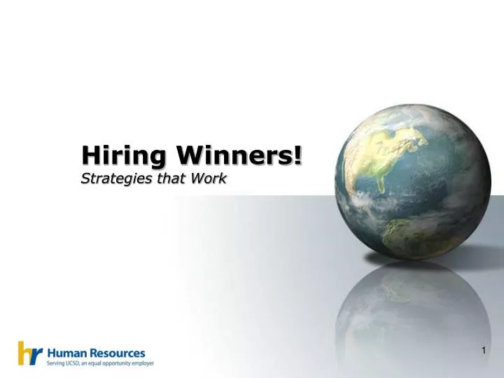 hiring winners strategies that work