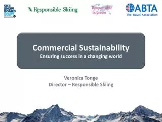 Veronica Tonge Director – Responsible Skiing