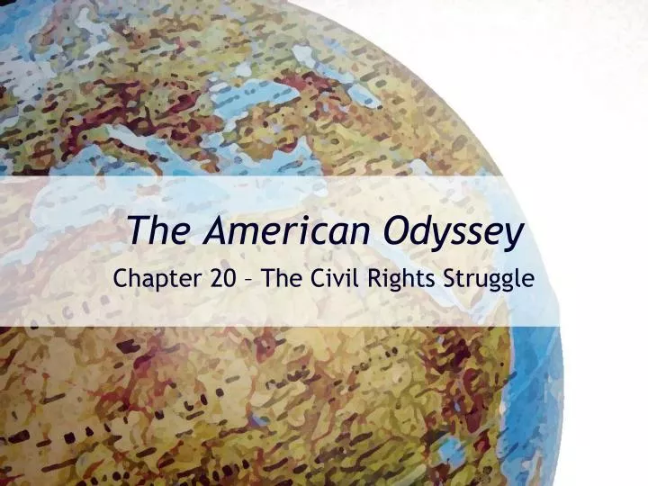 the american odyssey