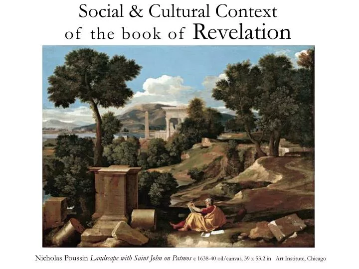 social cultural context of the book of revelation