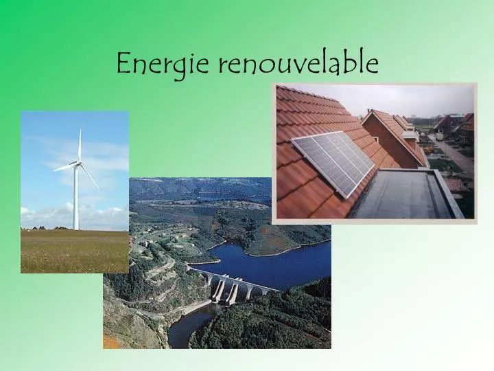 energie renouvelable