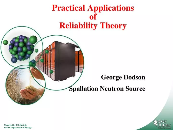 practical applications of reliability theory