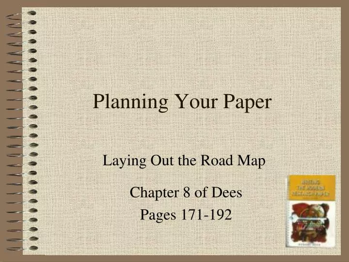 planning your paper