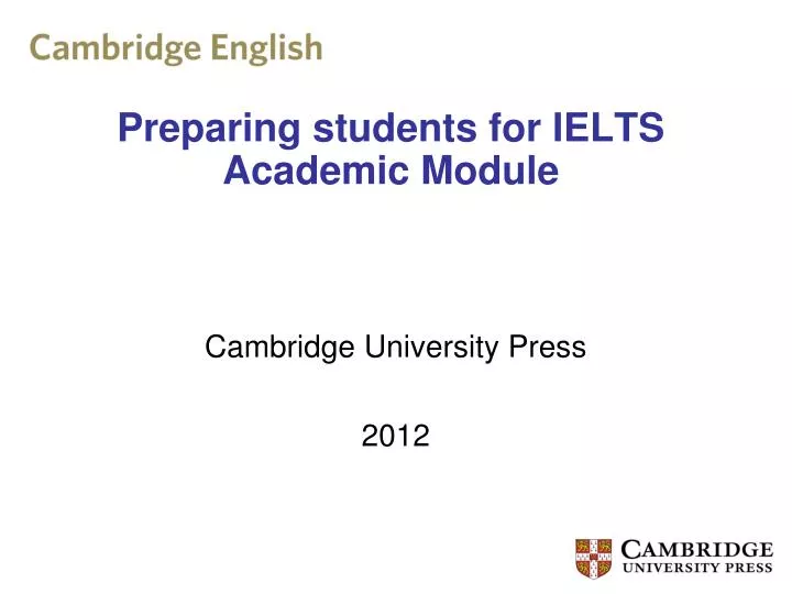 preparing students for ielts academic module