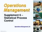 Operations Management - slide 1