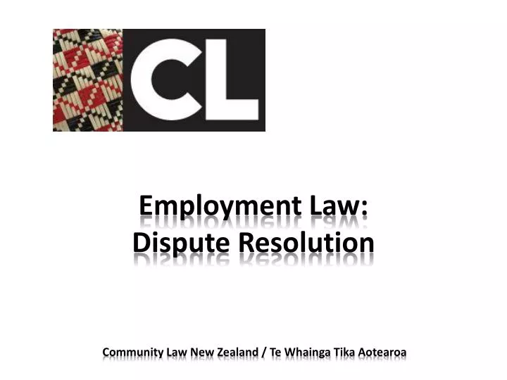 employment law dispute resolution