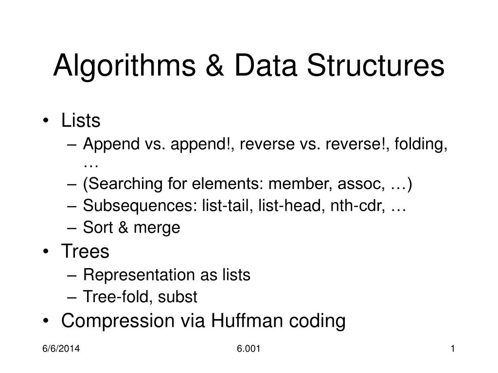 PPT - Algorithms & Data Structures PowerPoint Presentation, free ...