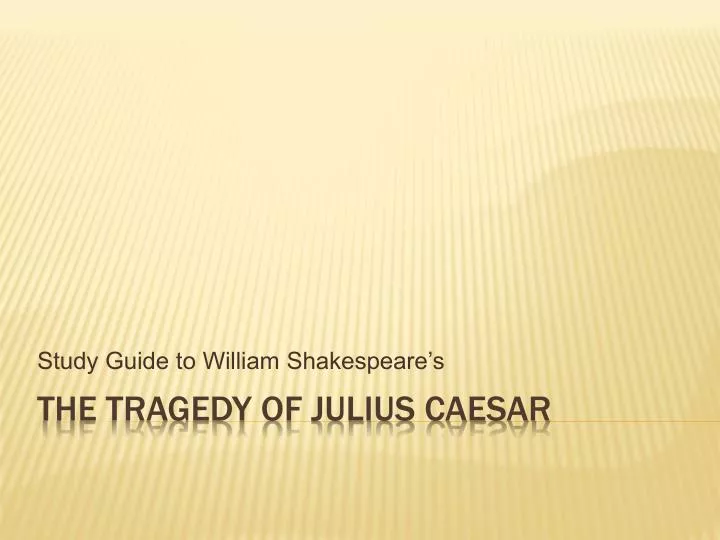 study guide to william shakespeare s