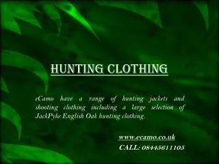 Hunting Clothing