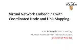 Virtual Network Embedding with Coordinated Node and Link Mapping