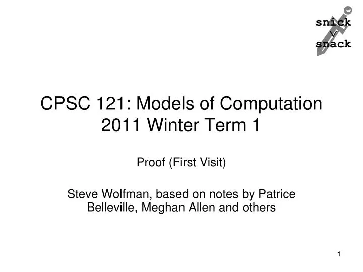 cpsc 121 models of computation 2011 winter term 1