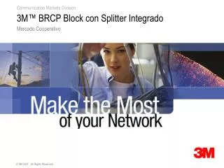3 M ™ BRCP Block con Splitter Integrado