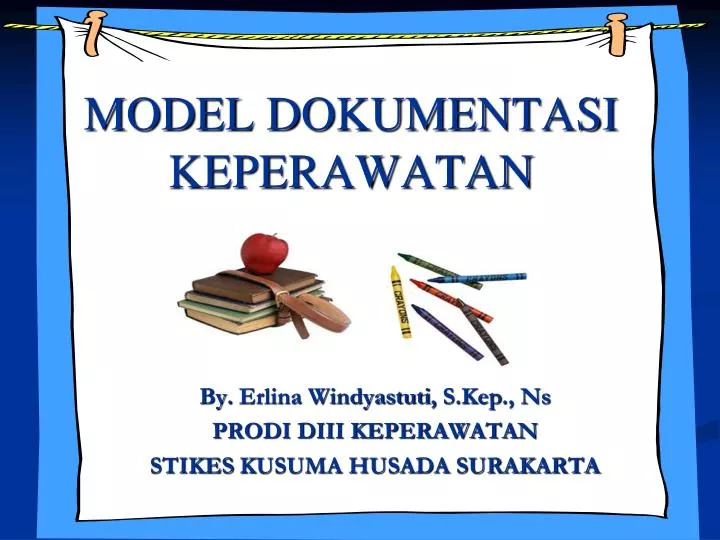 model dokumentasi keperawatan