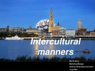 Intercultural manners