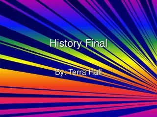 History Final