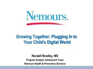 Growing Together: Plugging In to Your Child's Digital World