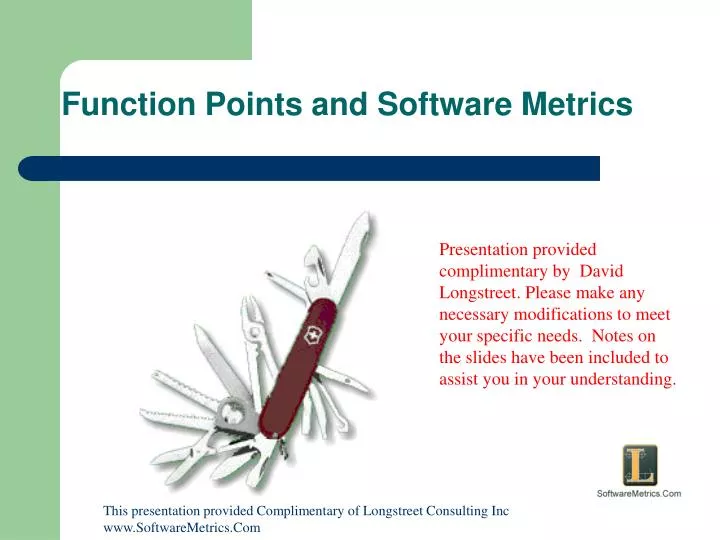 function points and software metrics
