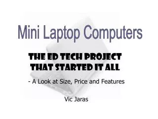 The Ed Tech Project that started it all