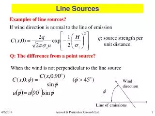 Line Sources