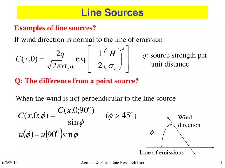 line sources