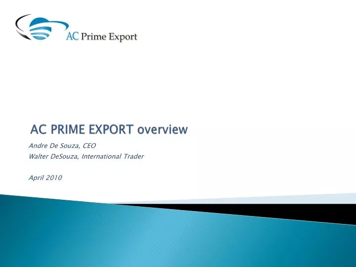 ac prime export overview