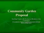 Community Garden Proposal - slide 1