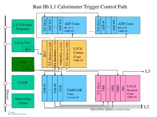 Run IIb L1 Calorimeter Trigger Control Path