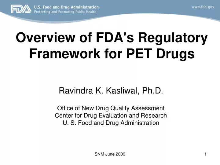 overview of fda s regulatory framework for pet drugs