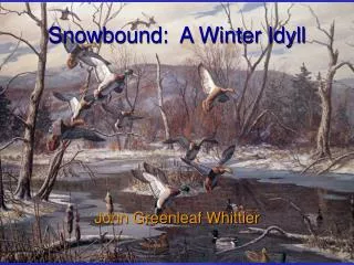 Snowbound: A Winter Idyll