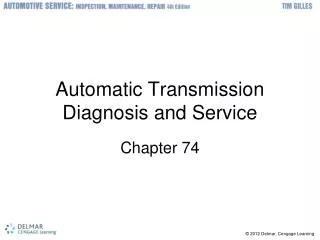 Automatic Transmission Diagnosis and Service