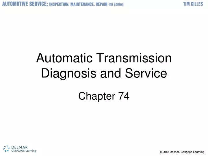 automatic transmission diagnosis and service